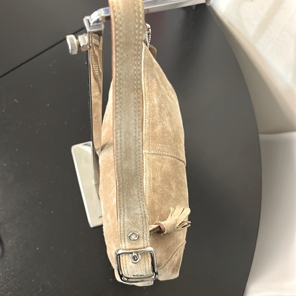 Coach Suede Demi East West Baguette 8A73 - Picture 8 of 14